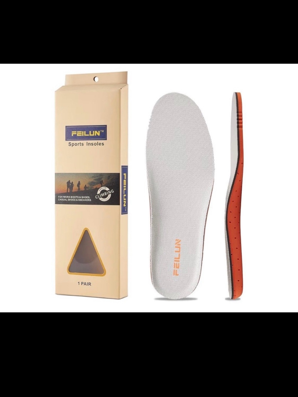 Feilun Sports Memory Foam Insole Inserts